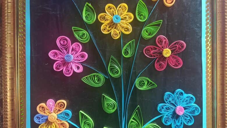 Quilling paper art – অনন্যা চট্টোপাধ্যায়